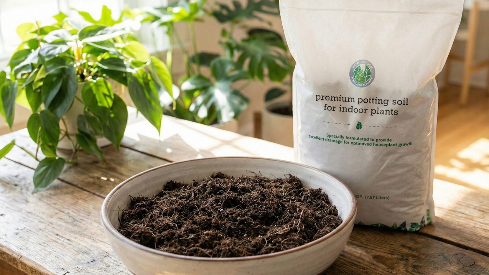premium potting soil