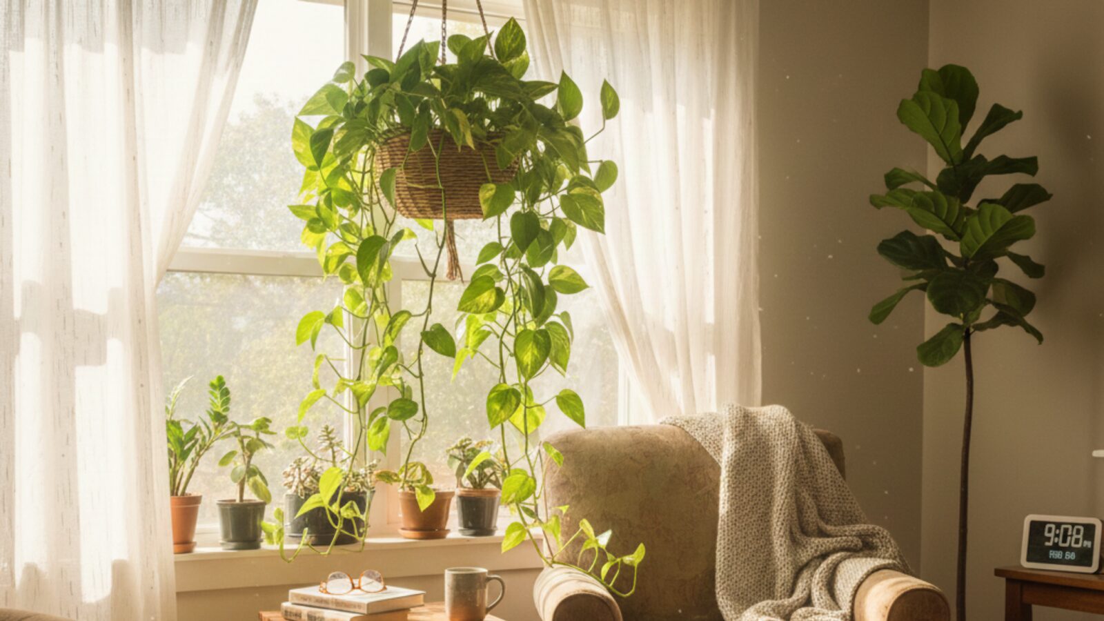 Repotting My Golden Pothos 